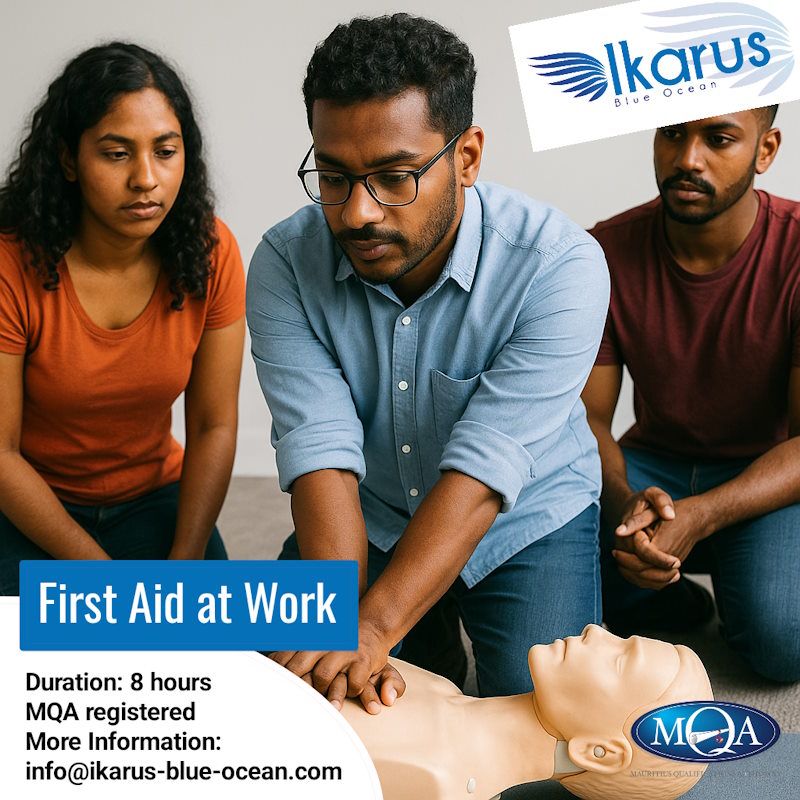 First aid at work. Refresher Course